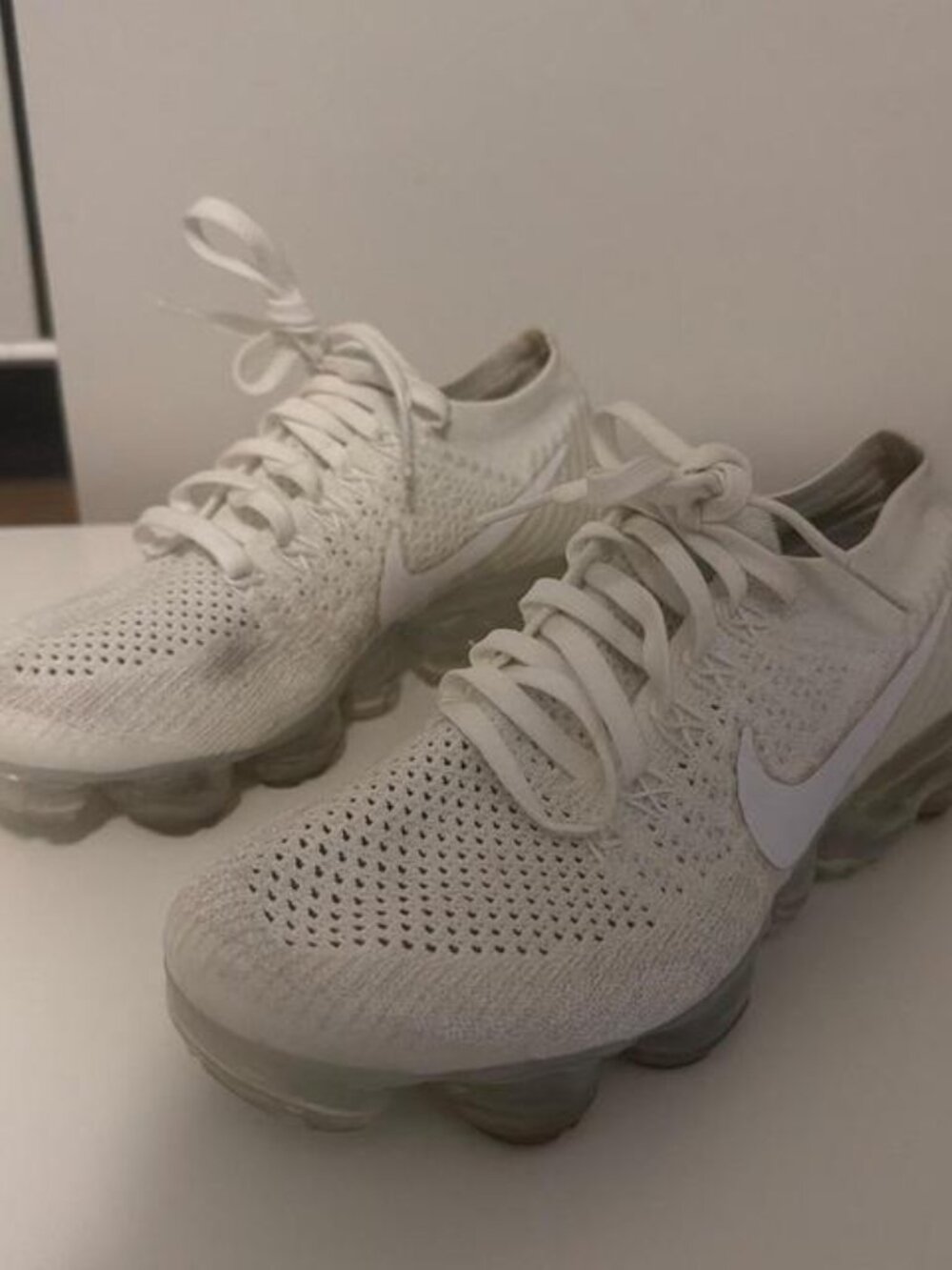Nike Air Vapormax Flyknit 3 white sneakers #vapormax